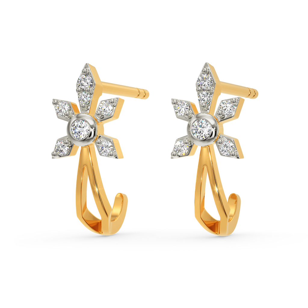 Floral Colada Diamond Earrings