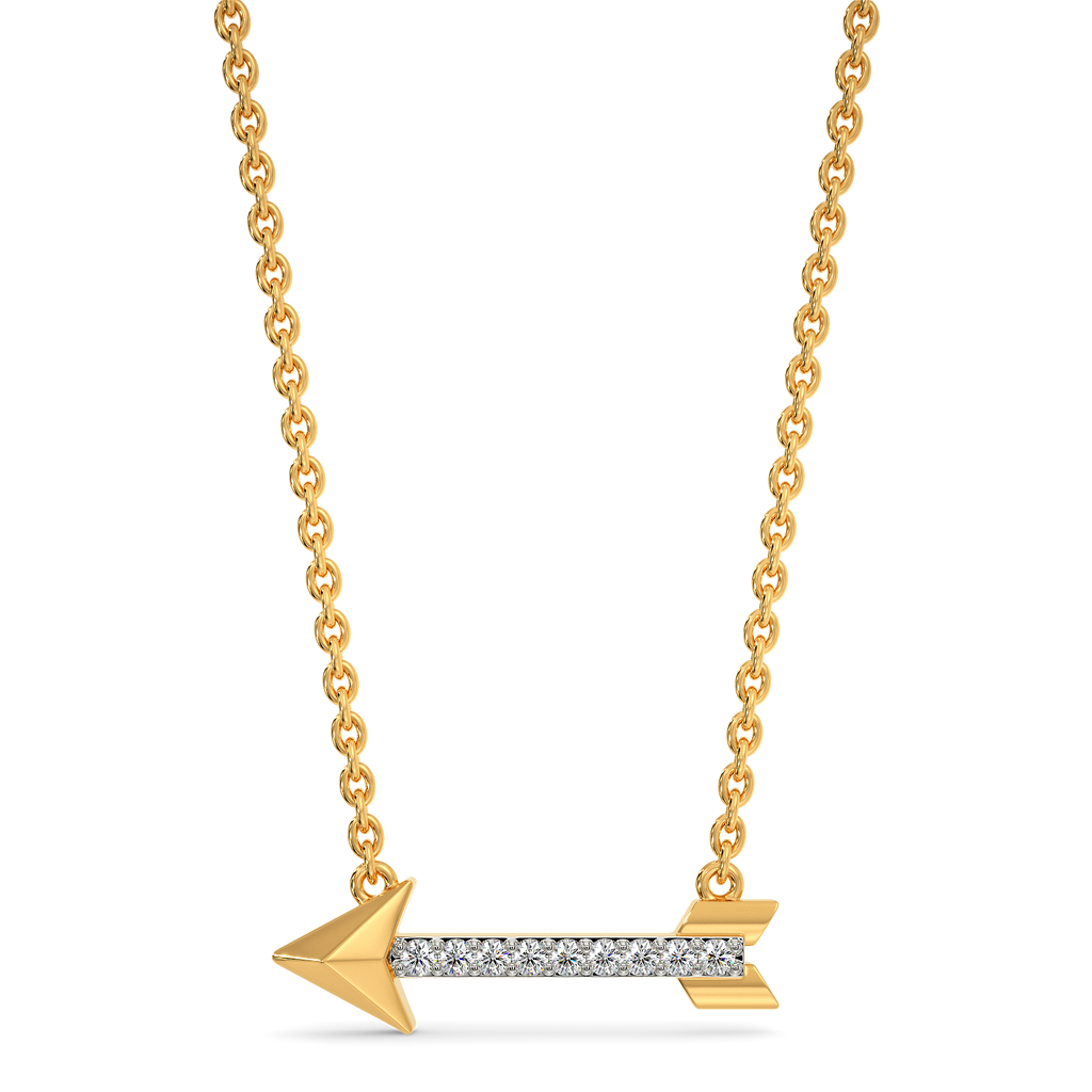 When Love Strikes Diamond Necklaces