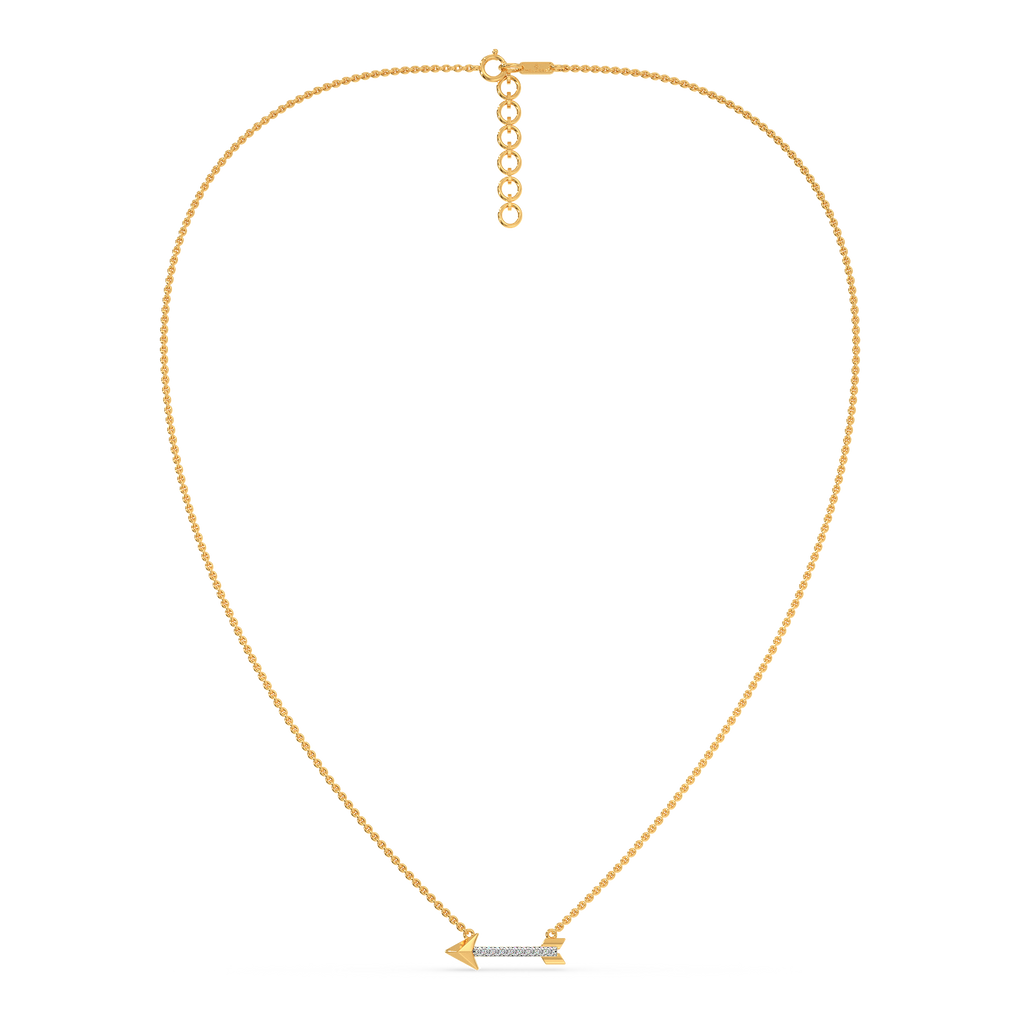 When Love Strikes Diamond Necklaces