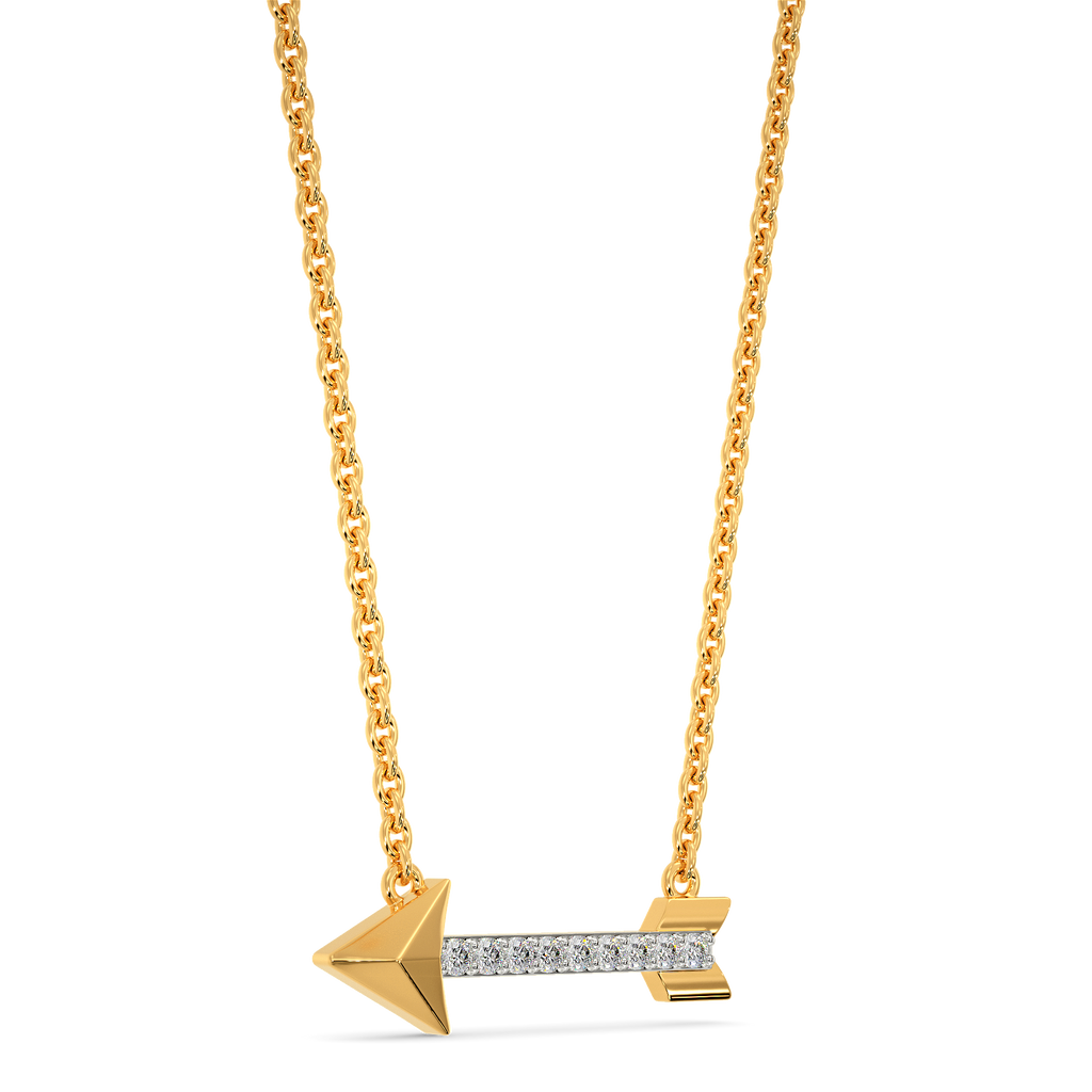 When Love Strikes Diamond Necklaces