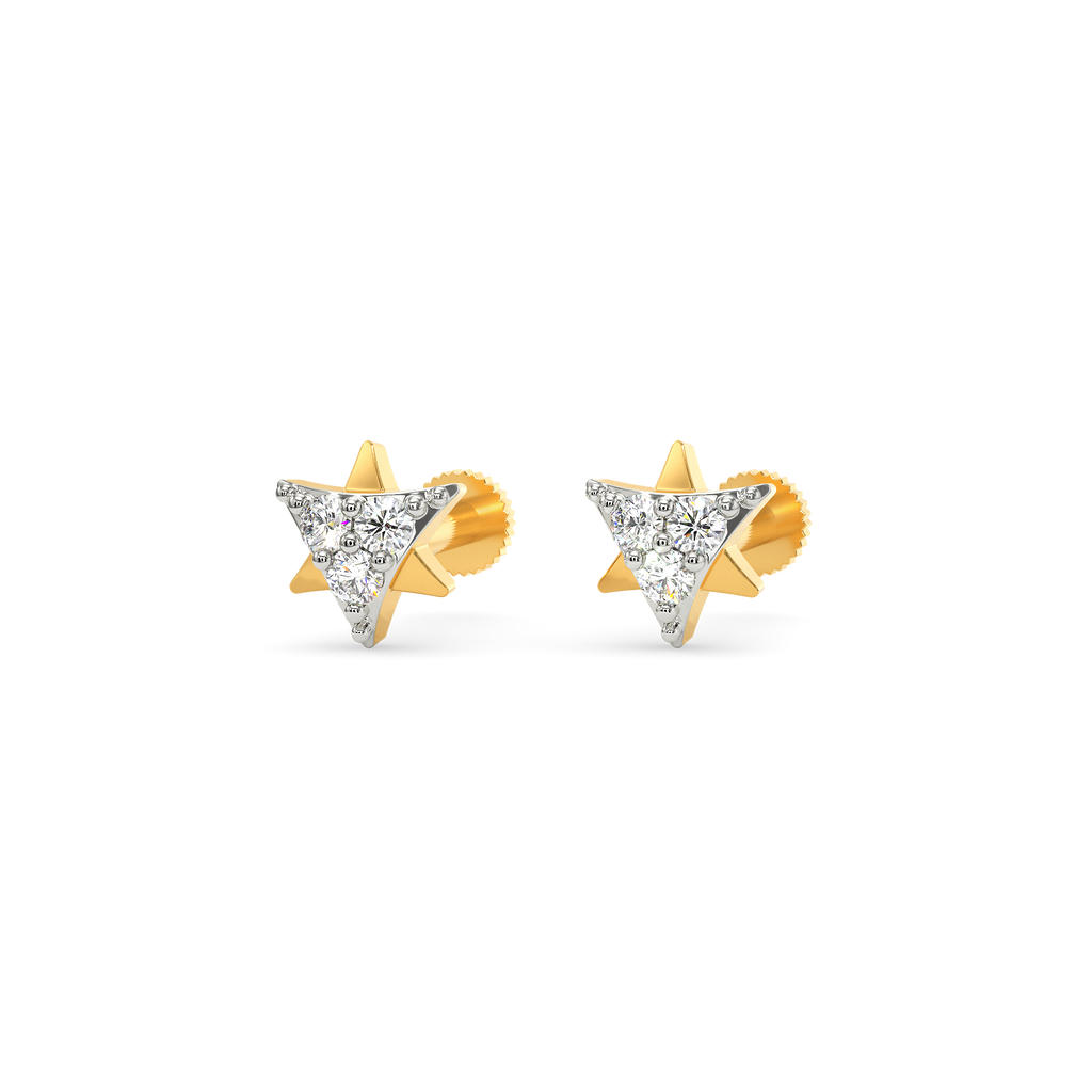 Like A Trillium Diamond Earrings