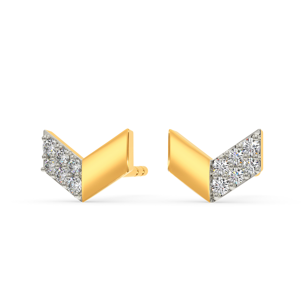 Dazzle Lines Diamond Earrings