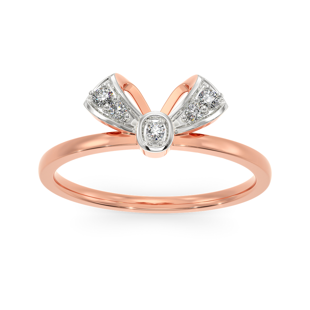 Just Bow It Diamond Rings