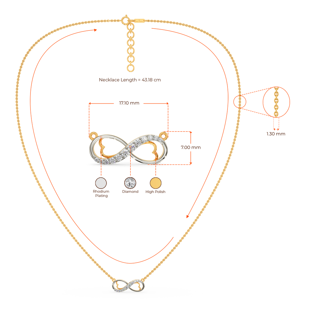 Finding Our Infinity Diamond Necklaces