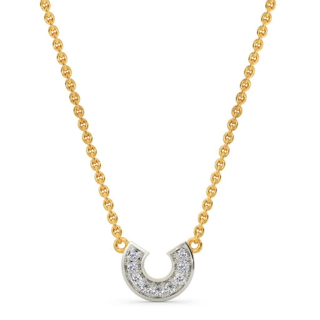 For U Diamond Necklaces