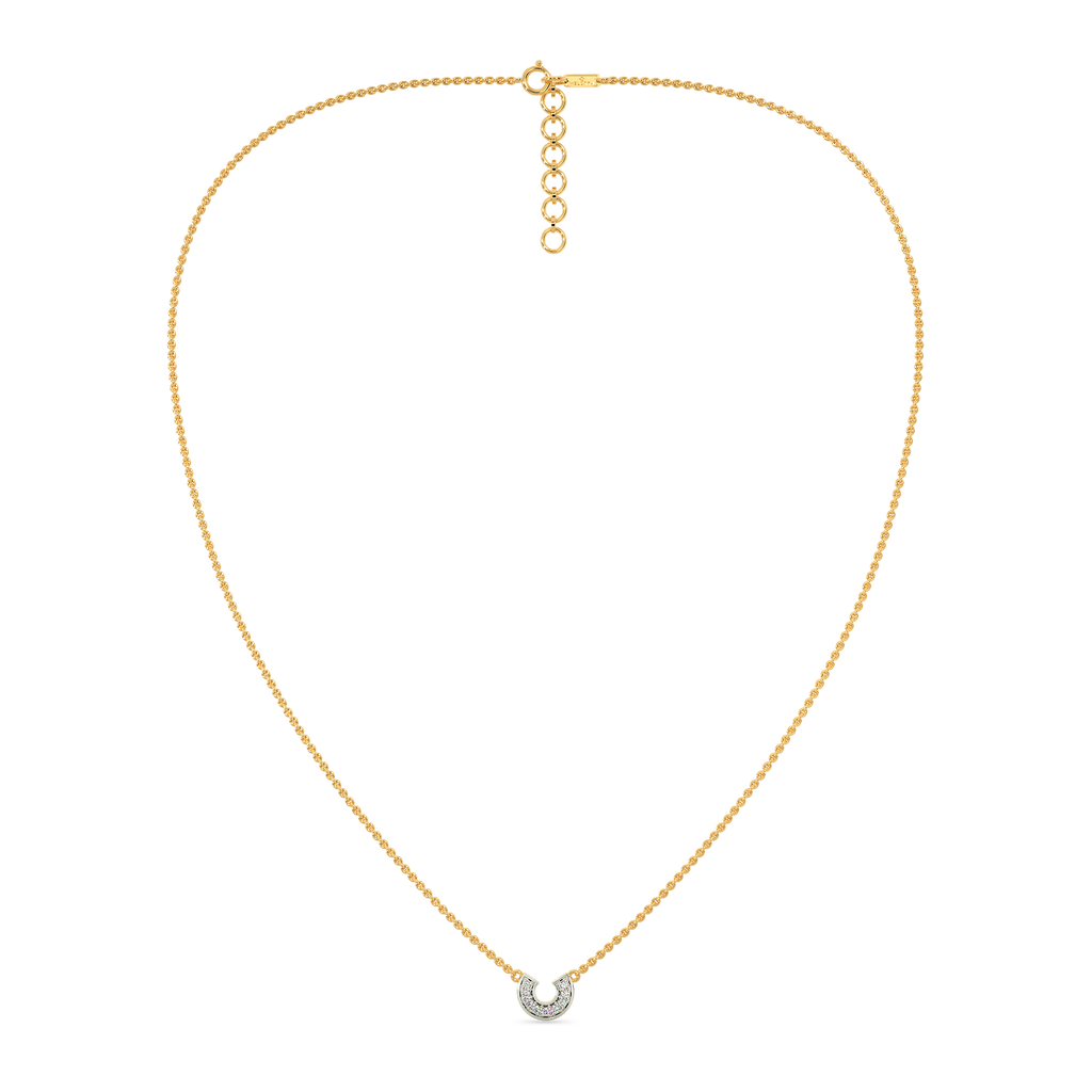 For U Diamond Necklaces
