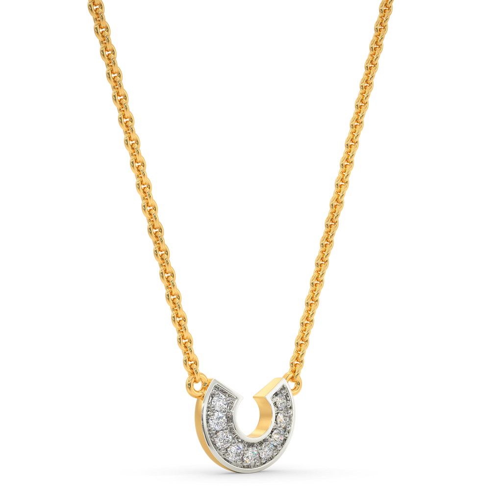 For U Diamond Necklaces