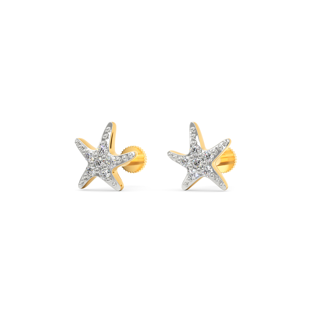 Starfish Zeal Diamond Earrings