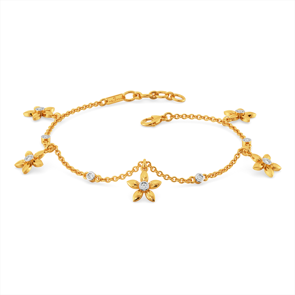 Amidst the Lilies Diamond Bracelets