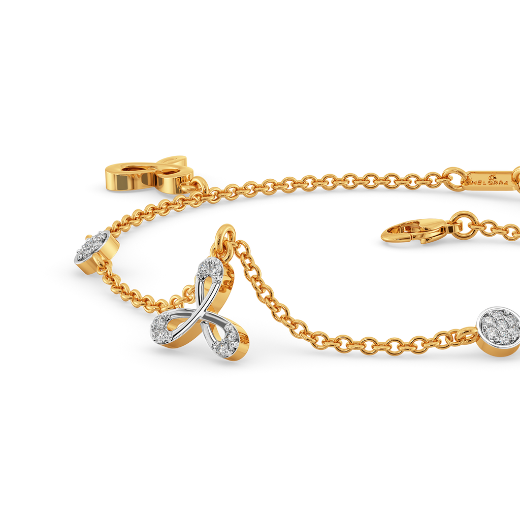 In a Abstract World Diamond Bracelets