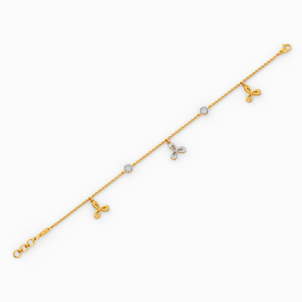 In a Abstract World Diamond Bracelets