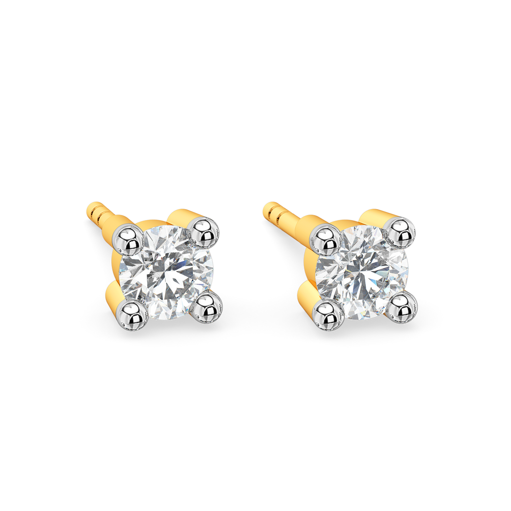 Sculpted Starlet Diamond Earrings