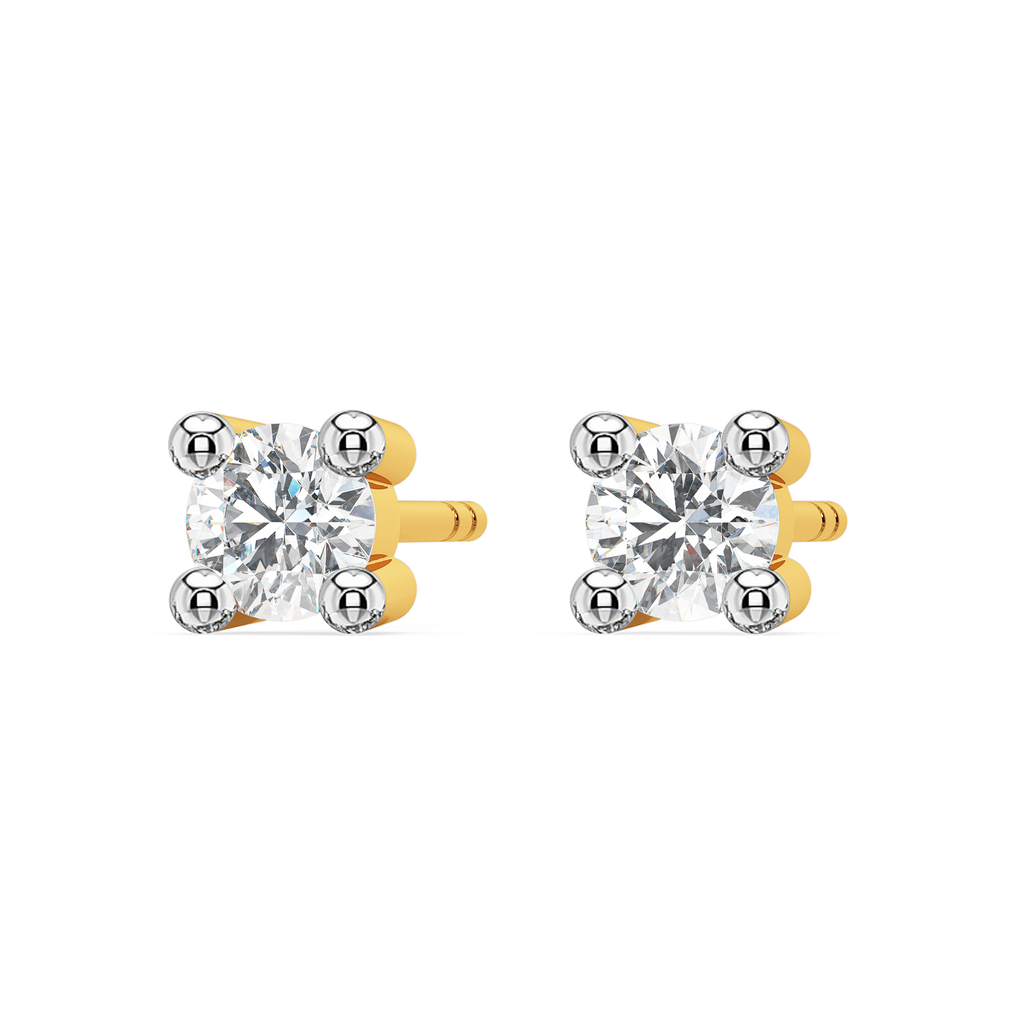 Sculpted Starlet Diamond Earrings