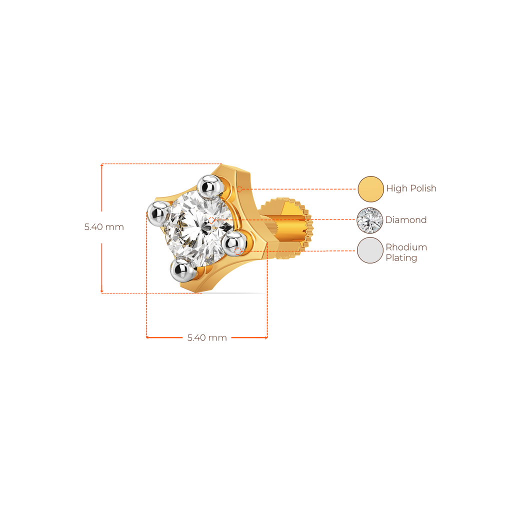 Starlit Bloom Diamond Earrings