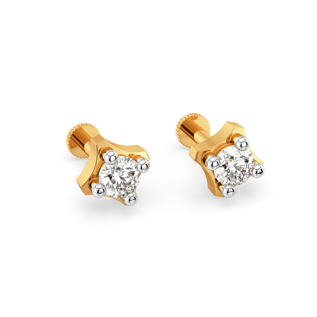 Starlit Bloom Diamond Earrings