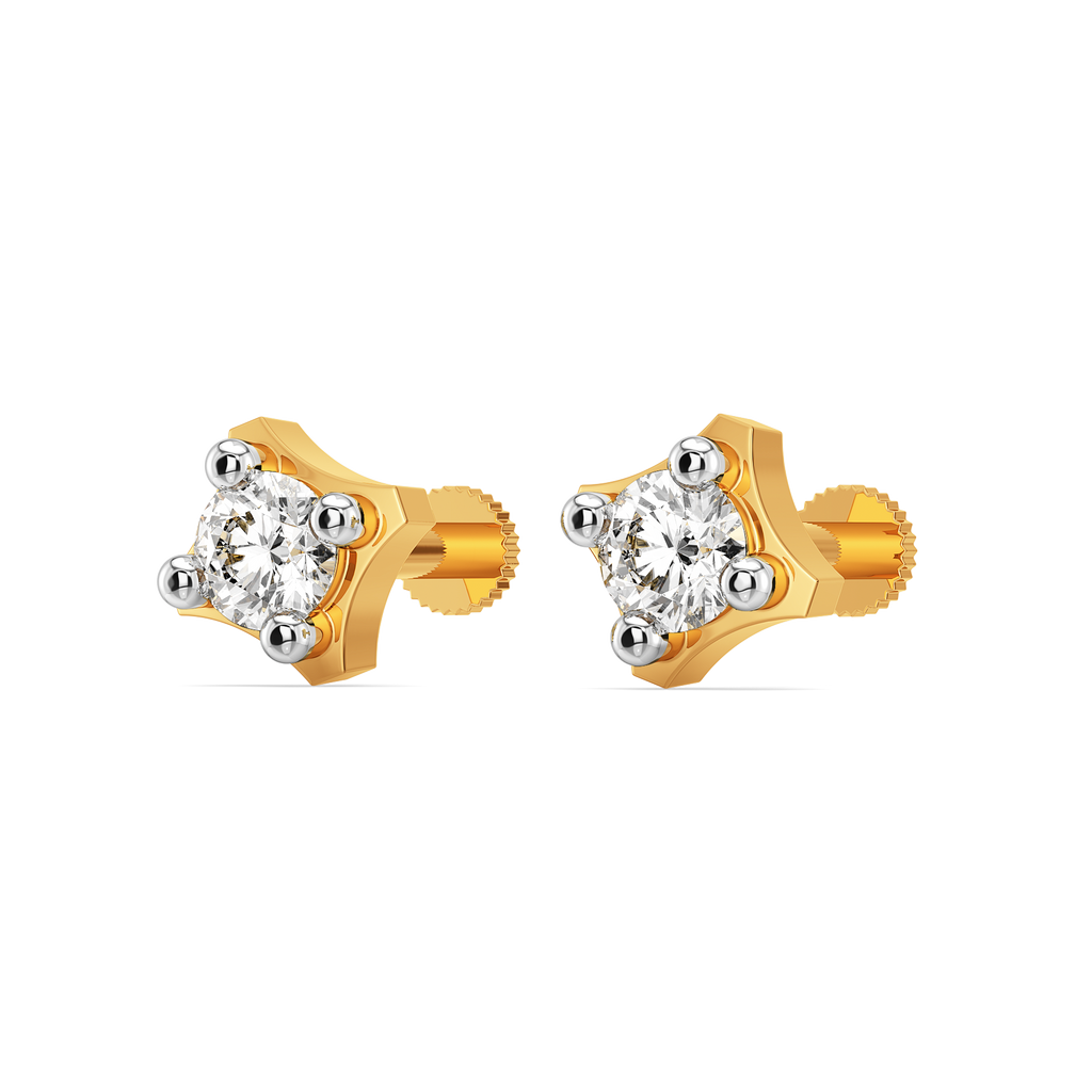 Starlit Bloom Diamond Earrings