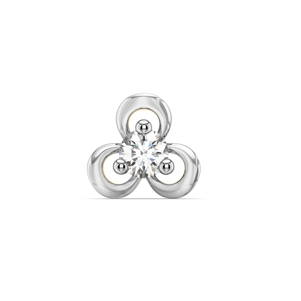 Orchestred Rhapsody Diamond Nose Pins