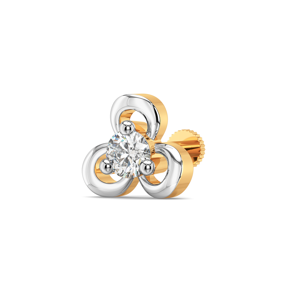 Orchestred Rhapsody Diamond Nose Pins