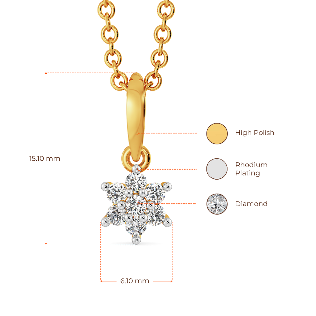 Orbit Bling Diamond Pendants