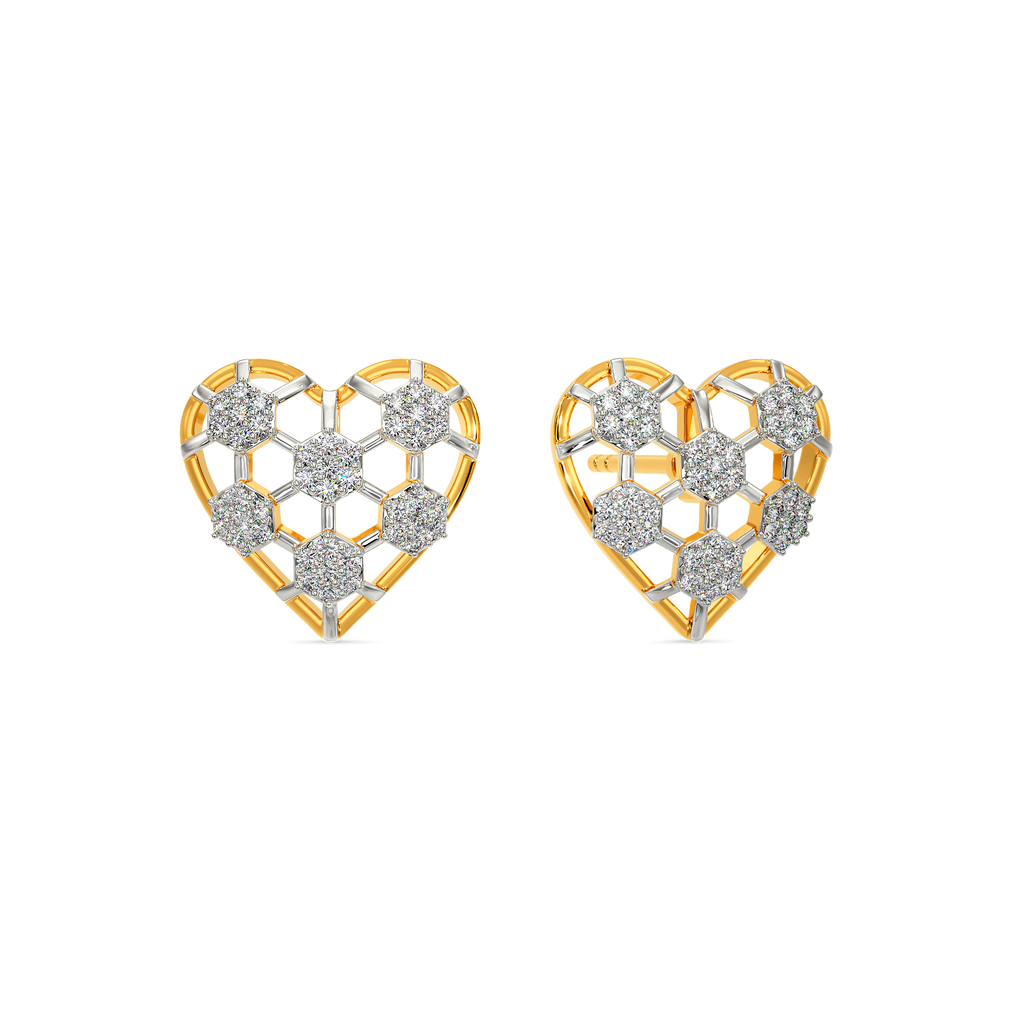 Lacey Love Story Diamond Earrings