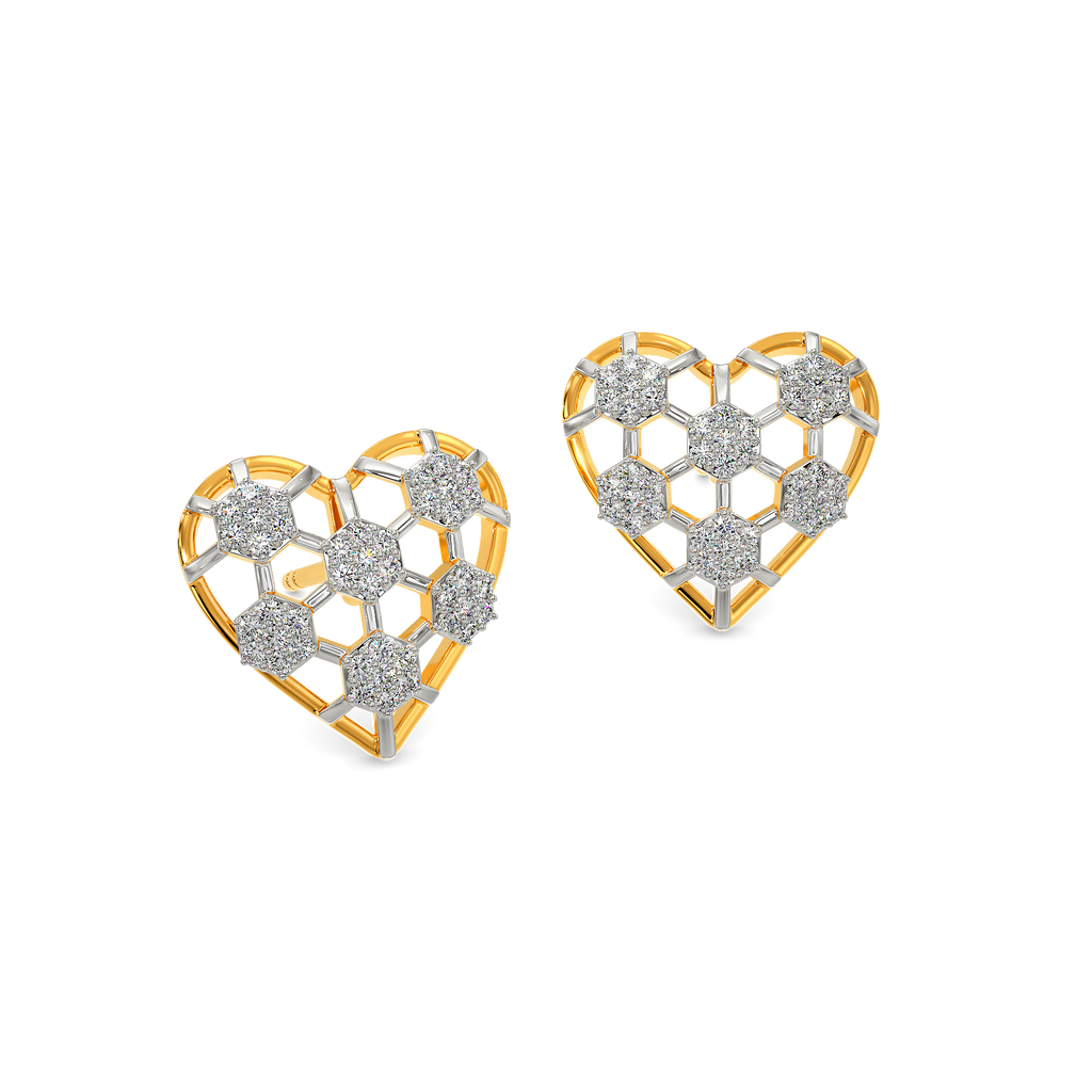 Lacey Love Story Diamond Earrings