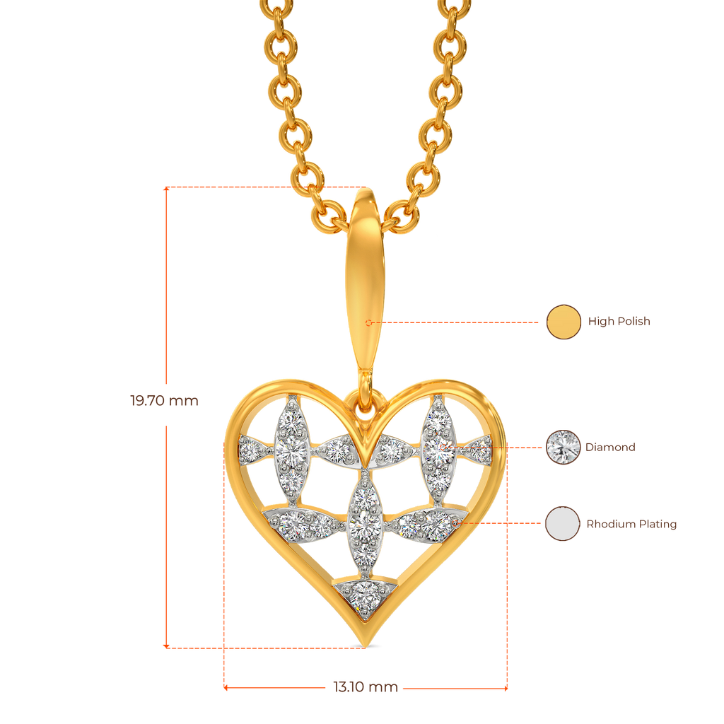 Love is Brewing Diamond Pendants