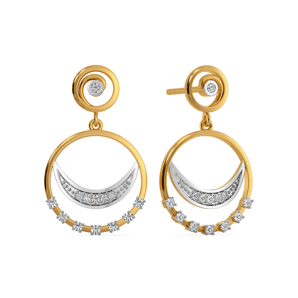 Saanjh Sparkle Diamond Earrings