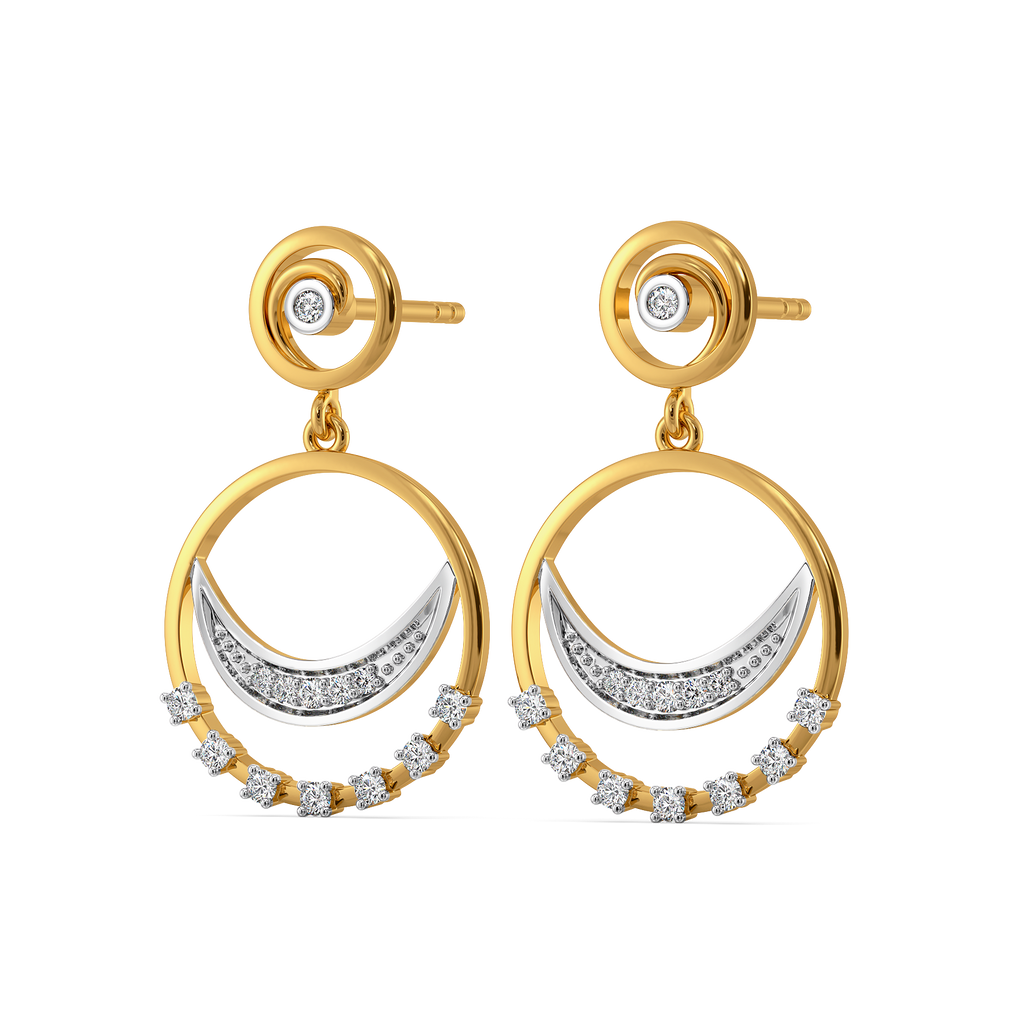 Saanjh Sparkle Diamond Earrings