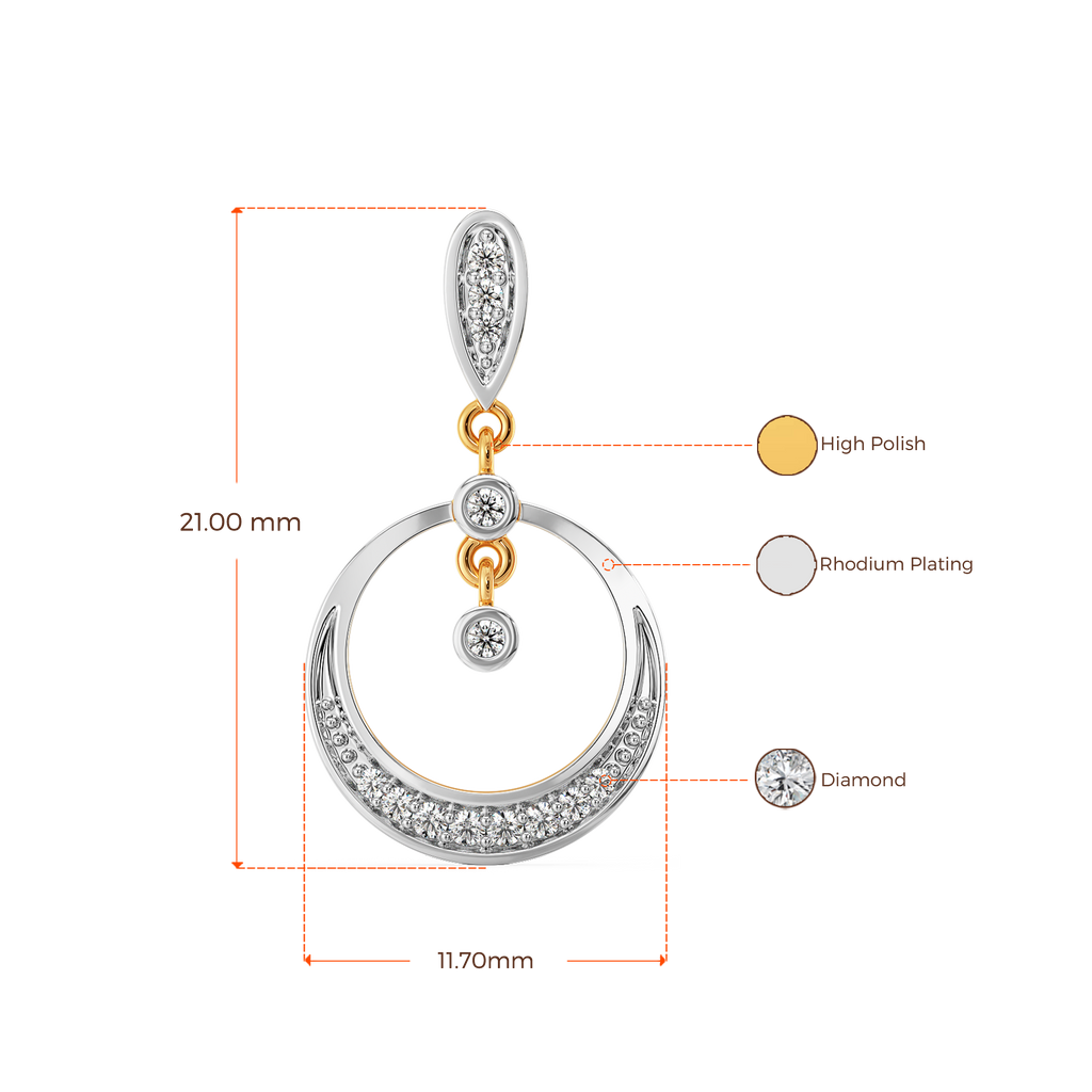 Heer Hangings Diamond Earrings