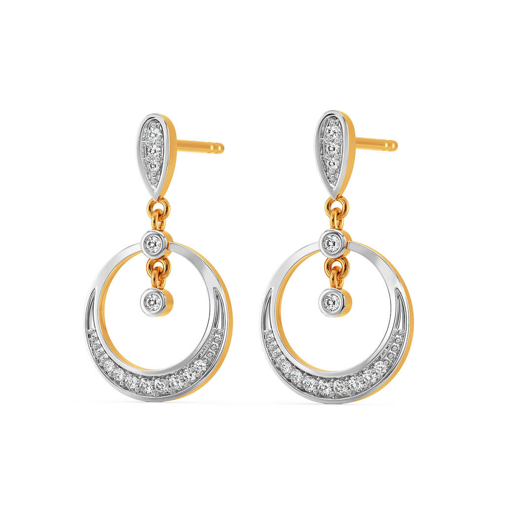 Heer Hangings Diamond Earrings
