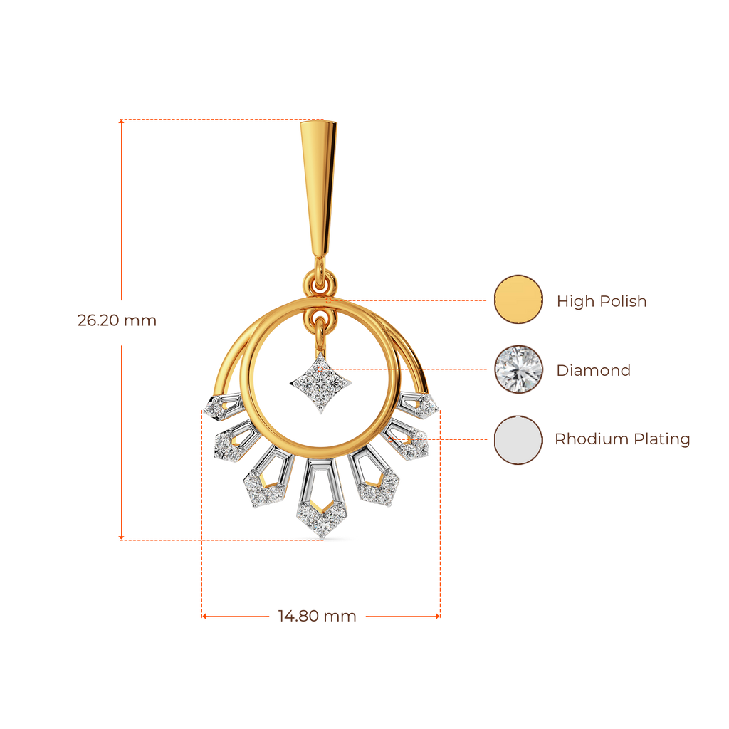 Meena Flare Diamond Earrings