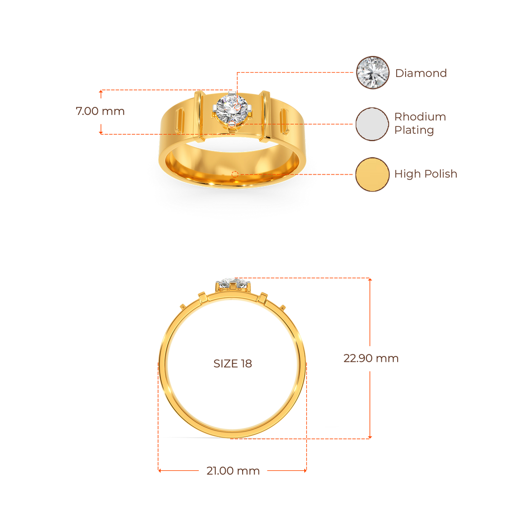 One Step Ahead Diamond Rings For Men