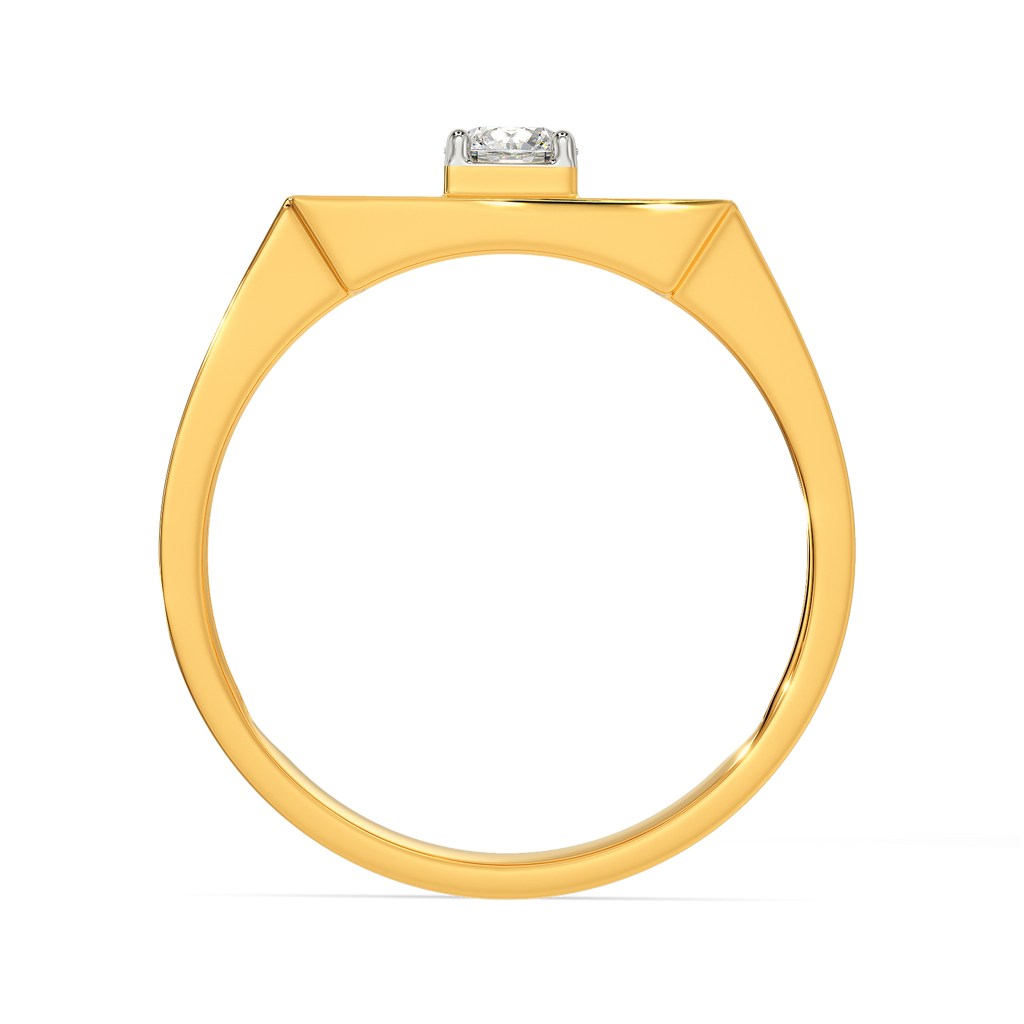 Chic Minimalism Diamond Rings For Men