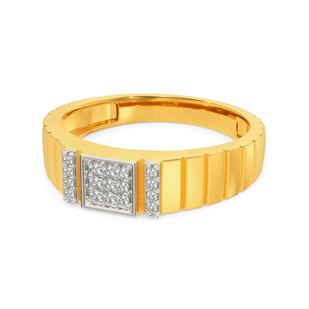 Iconic Square Diamond Rings For Men