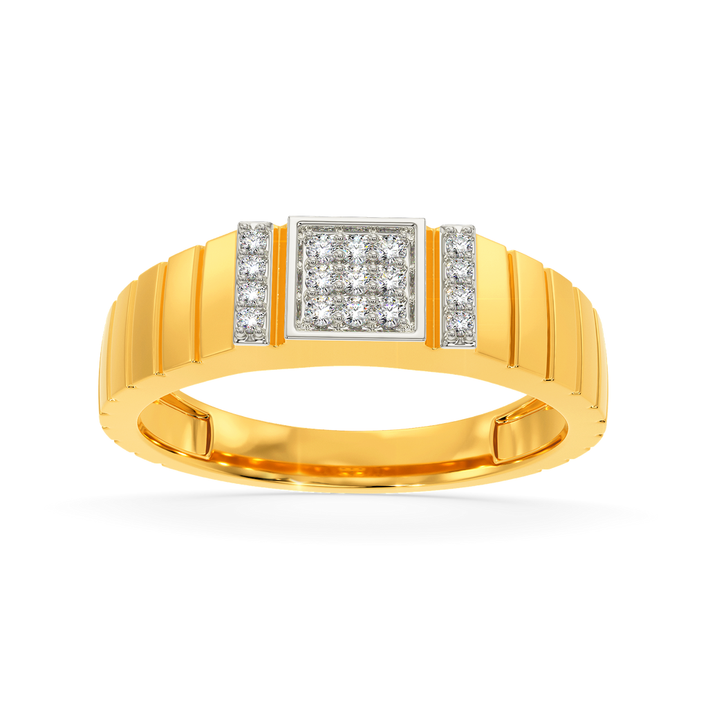 Iconic Square Diamond Rings For Men