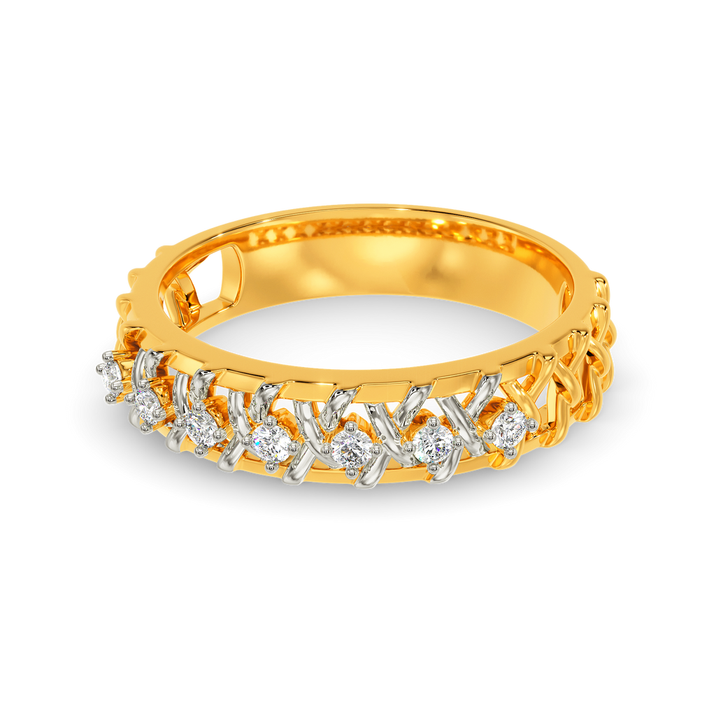 Entwined In Sparks Diamond Rings For Men