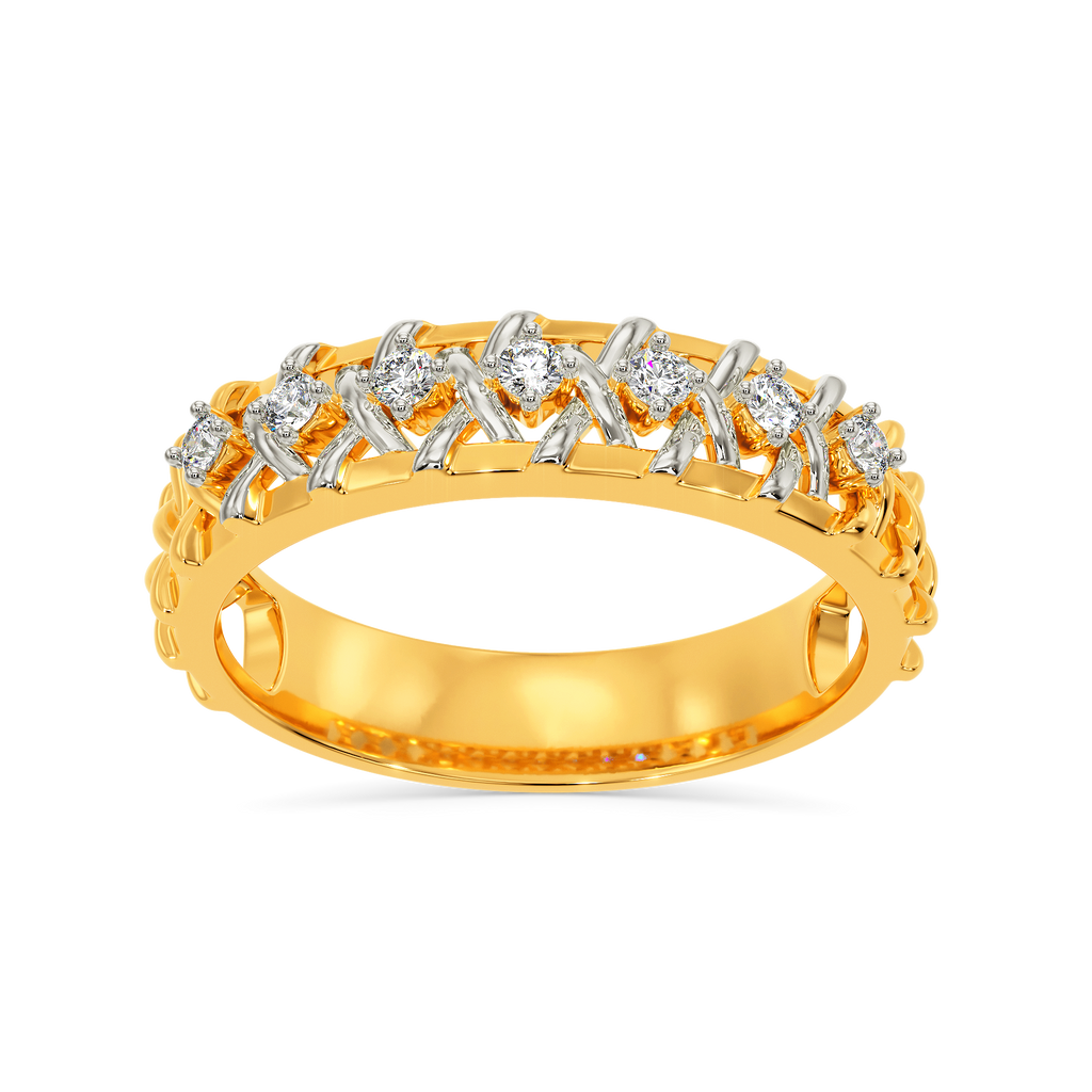 Entwined In Sparks Diamond Rings For Men