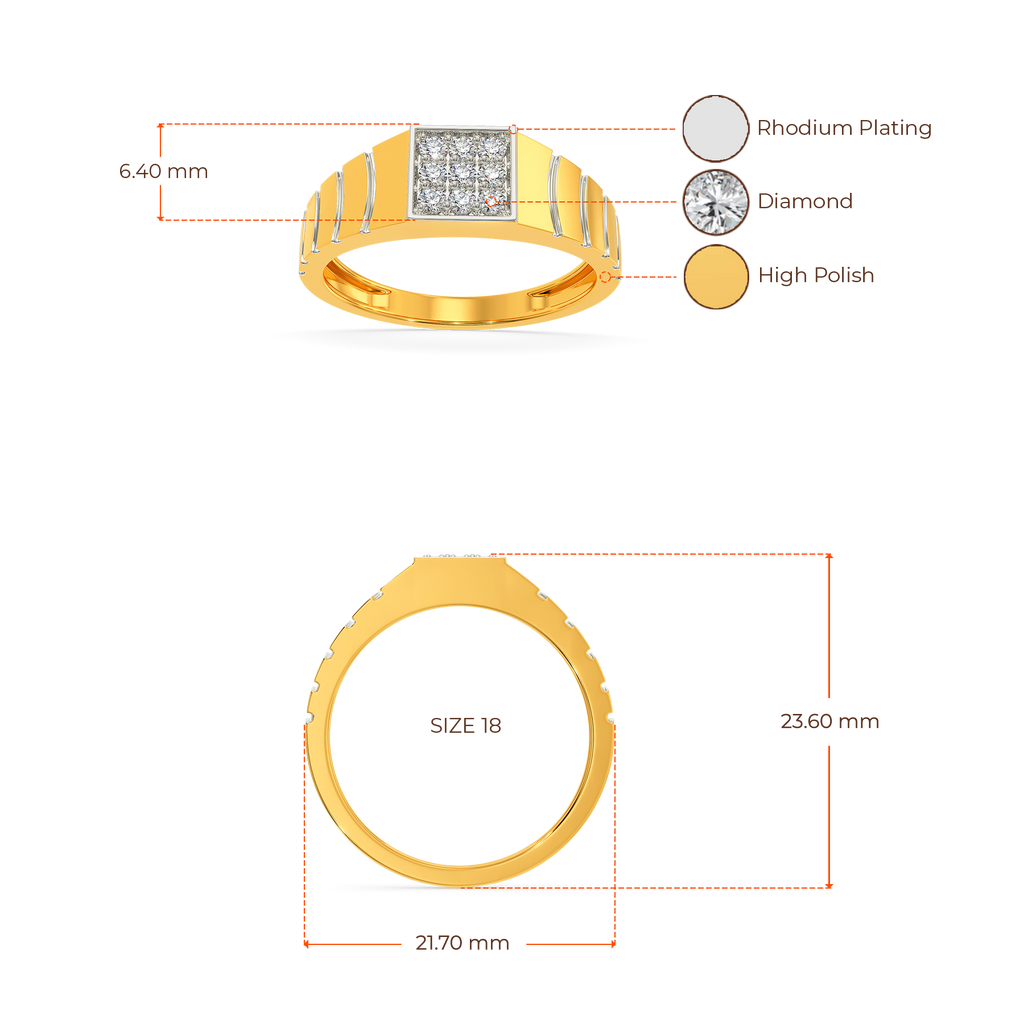 Curioz Diamond Rings For Men