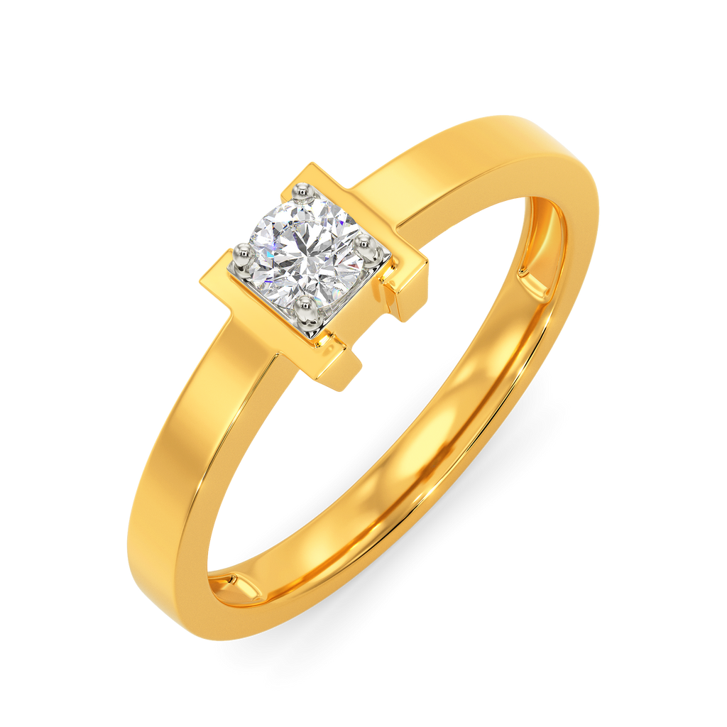 Vibe Squared Diamond Rings For Men
