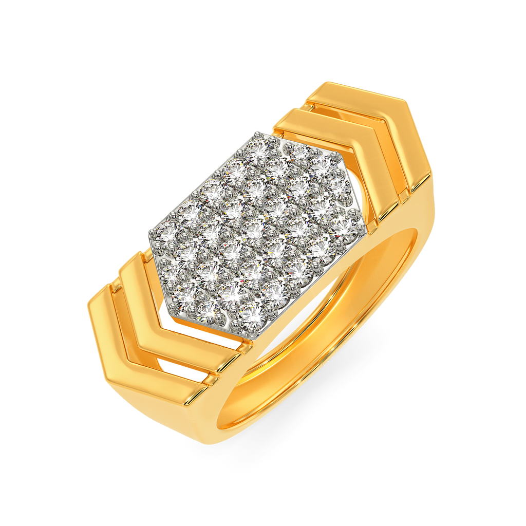 Urban Sprint Diamond Rings For Men
