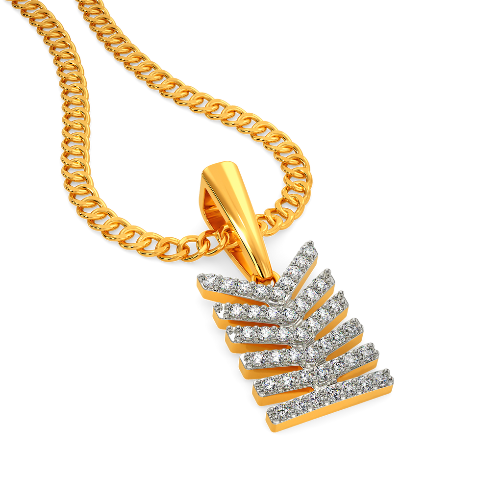 In a Moment of Sport Diamond Pendants For Men