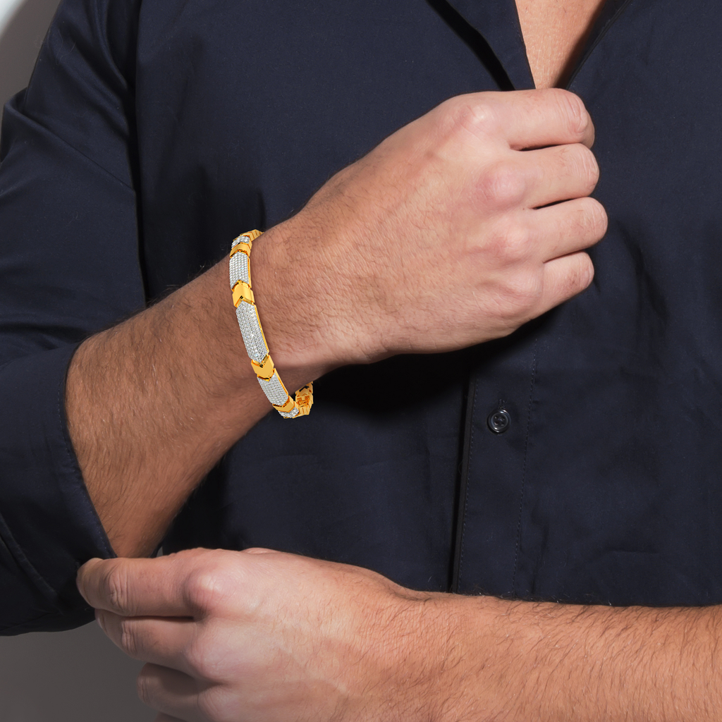 On a Sportier Level Diamond Bracelets For Men