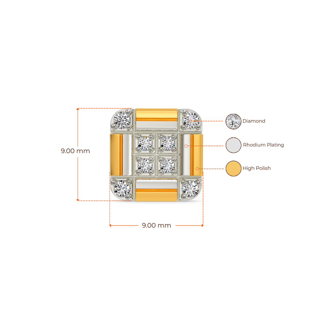 Back to Tartans Diamond Earrings For Men