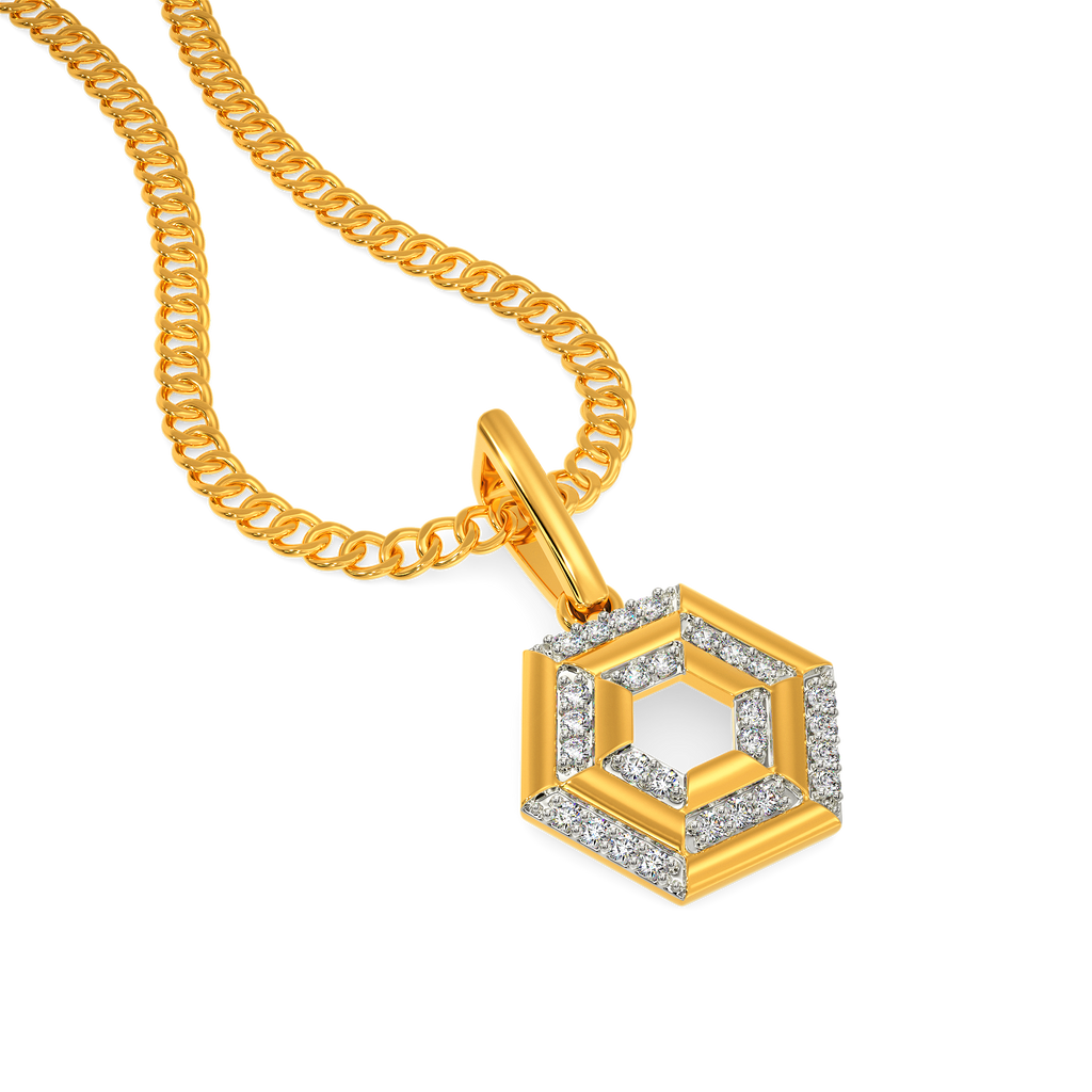 Perfect Tweed Diamond Pendants For Men