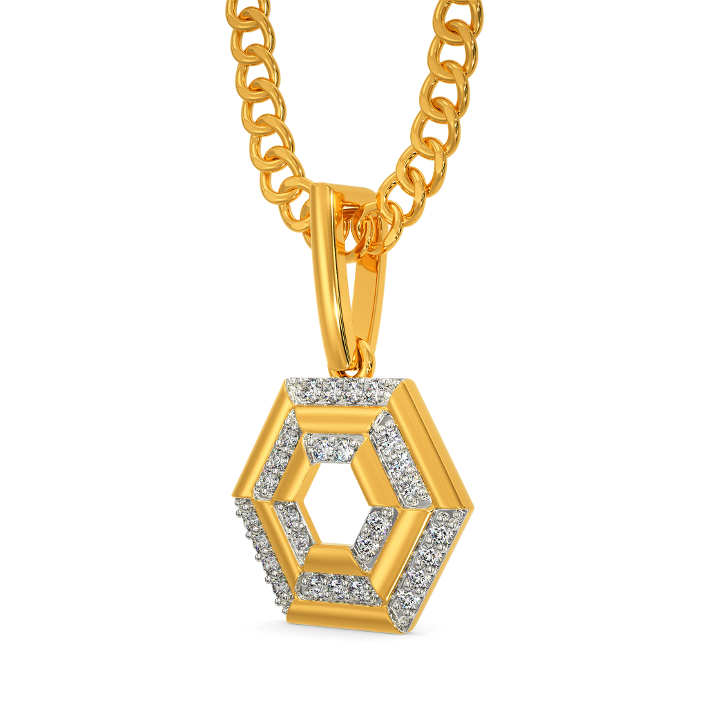 Perfect Tweed Diamond Pendants For Men