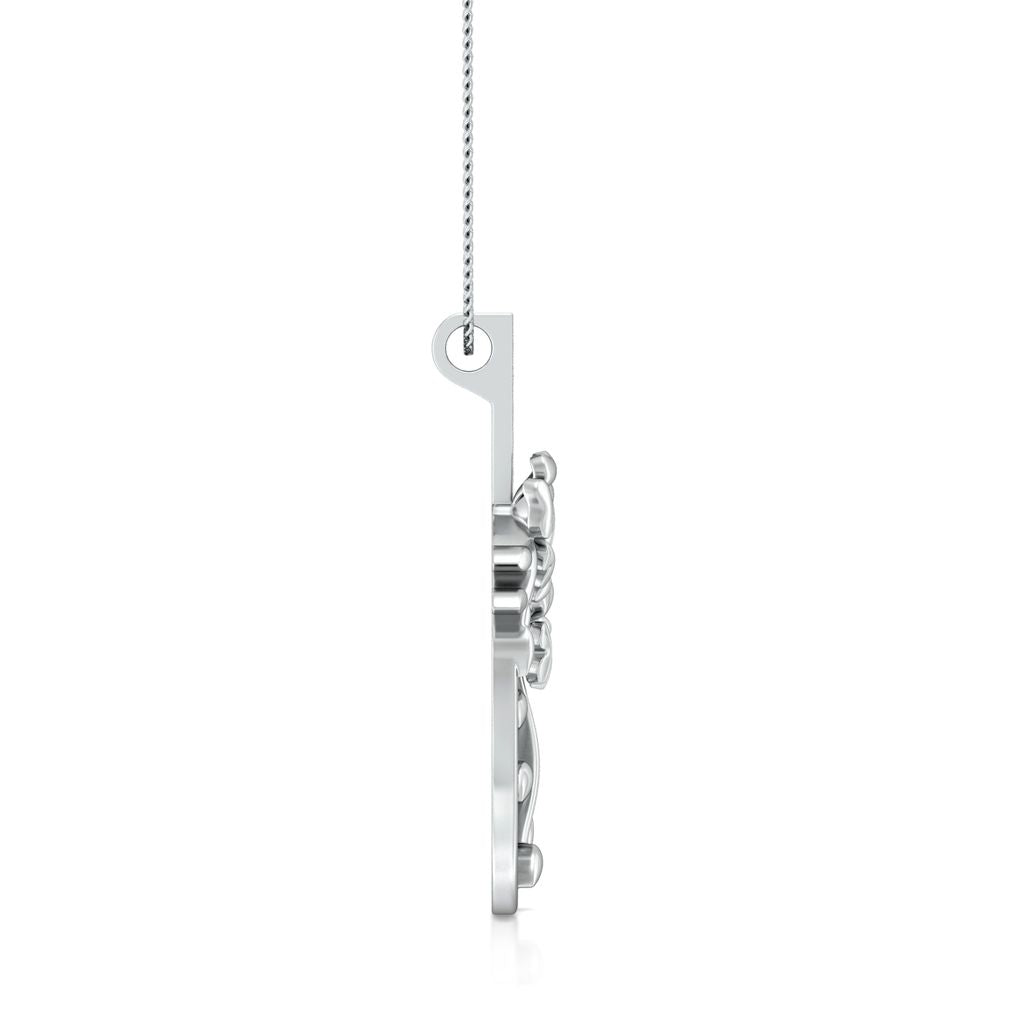 Floral Spray Diamond Pendants