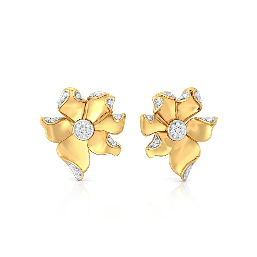 Sparkly Nuttallii Diamond Earrings