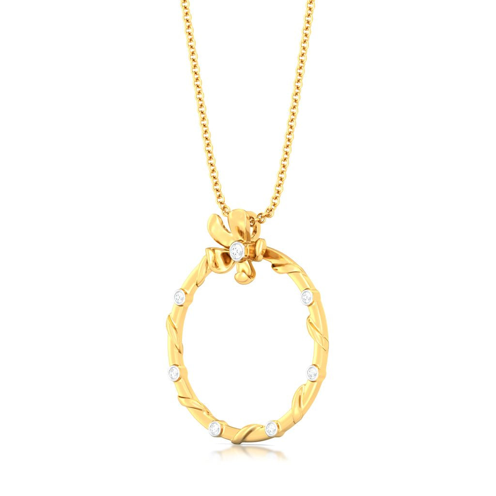 Floral Wreath Diamond Pendants