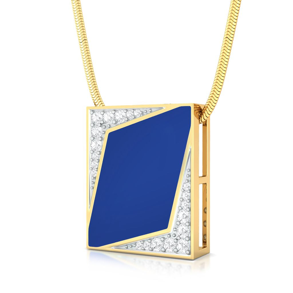 Indigo Star Diamond Pendants