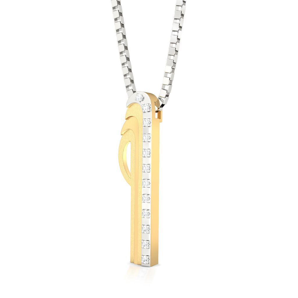 Pleat Me Pretty Diamond Pendants
